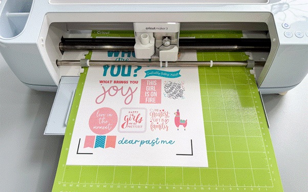 how to make stickers with Cricut